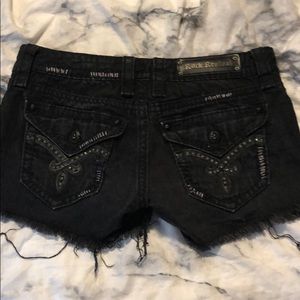 Rock Revival Black Luna Short